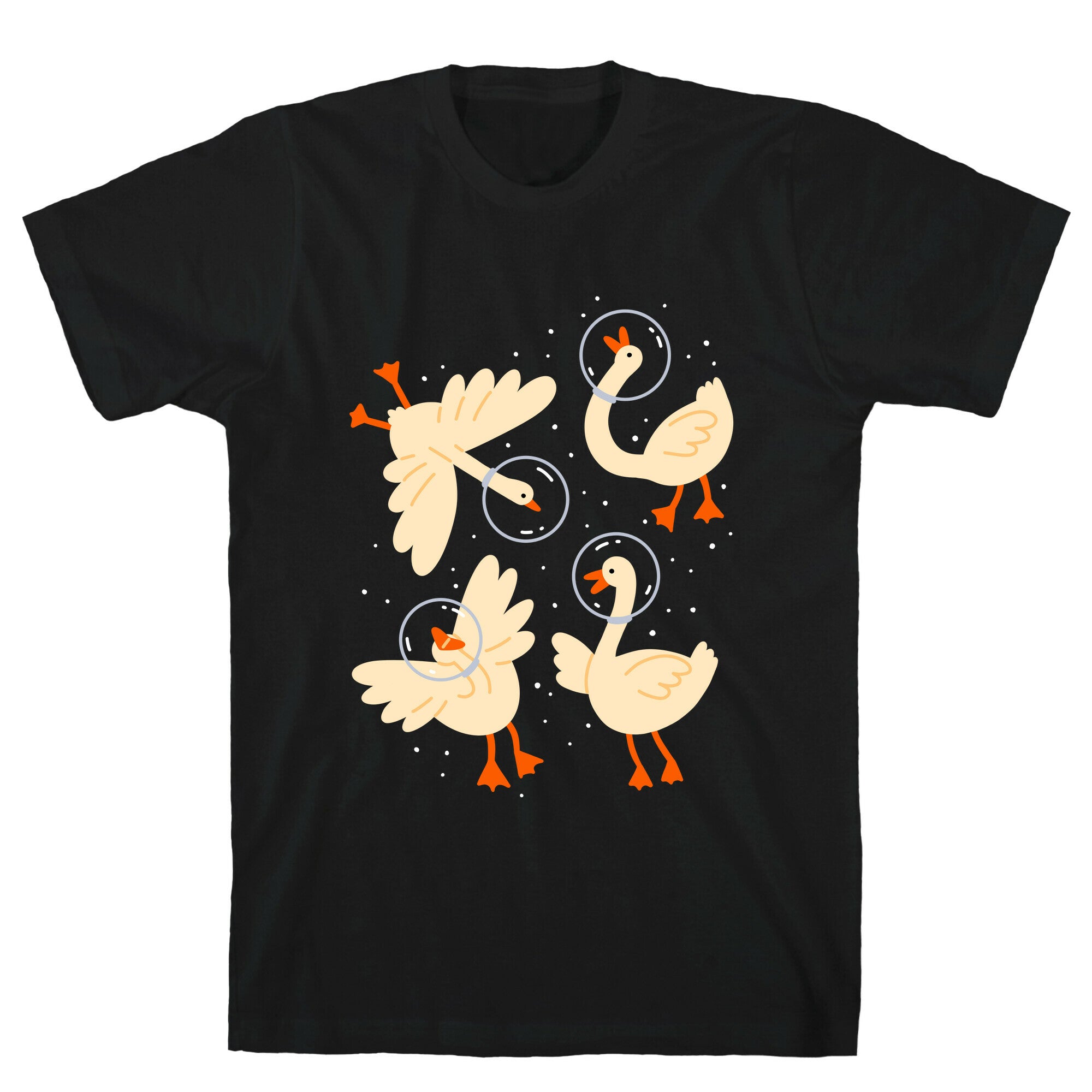 Geese In Space T-Shirt